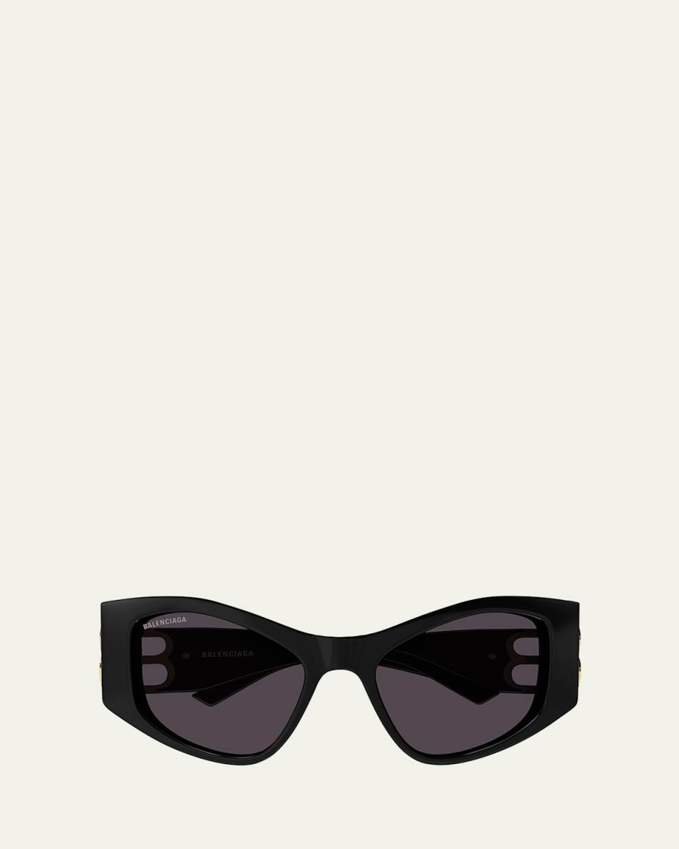 Cut-Out BB Acetate Cat-Eye Sunglasses